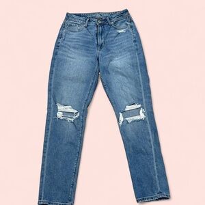 American Eagle Outfitters Blue Ripped Women Jeans